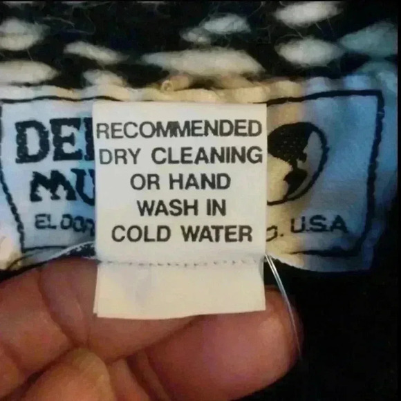 Del Mundo Handmade 100% Ecuador Wool Loose Knit Cardigan Size XL Nordic - Picture 7 of 8